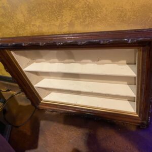 Wall-Mounted Display Shelf with Picture Frame