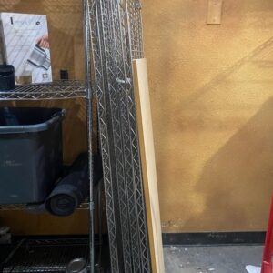 Stainless Steel Wall-Mounted Shelf 21" x 72"