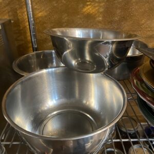 Mixing Bowls, Stainless steel set - Small/ medium Set