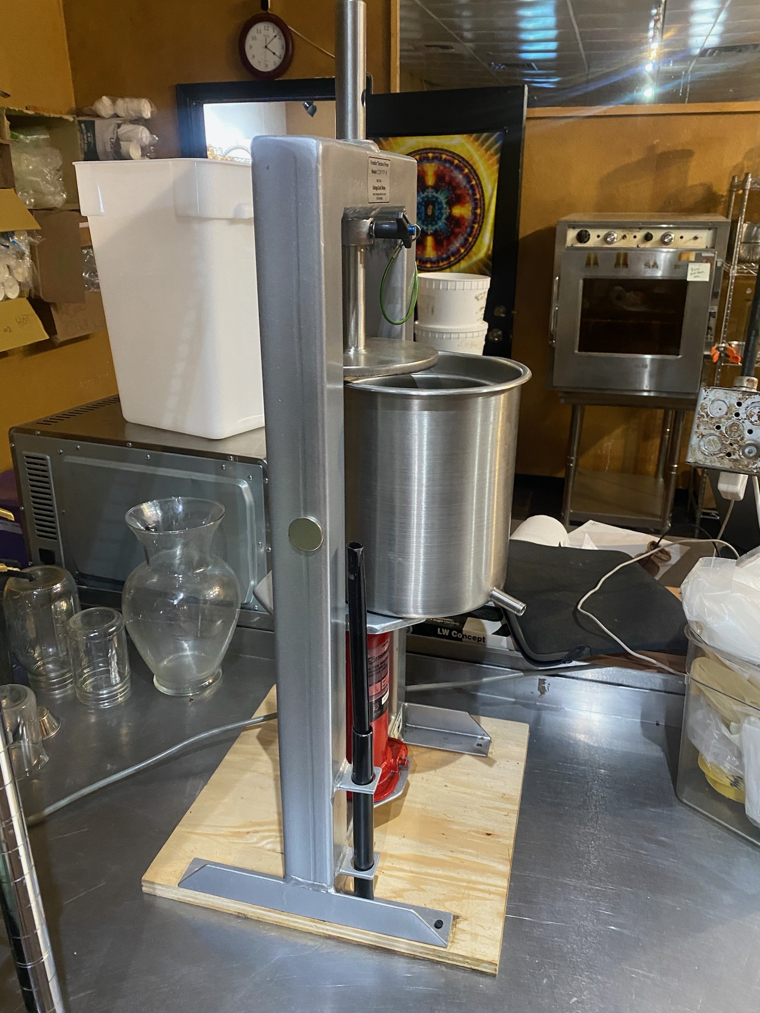 Tincture and juice Press, Amish-made hydrolic - Image 3