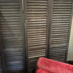 Room Divider - Dark wood 8 panel