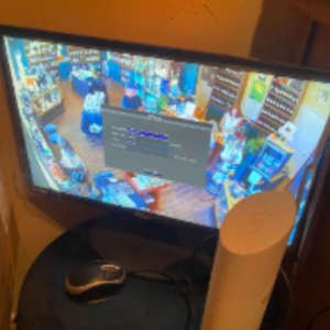 Commercial Security Camera System with Monitor