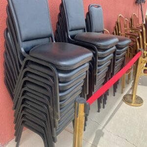 Black chairs