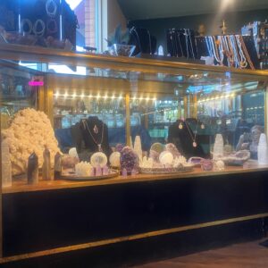 Glass & Brass Display Cabinets