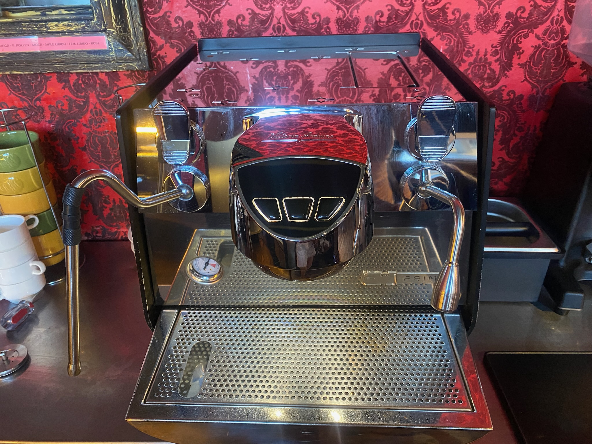 Victoria Arduino E1 Prima Espresso Machine Matte Black