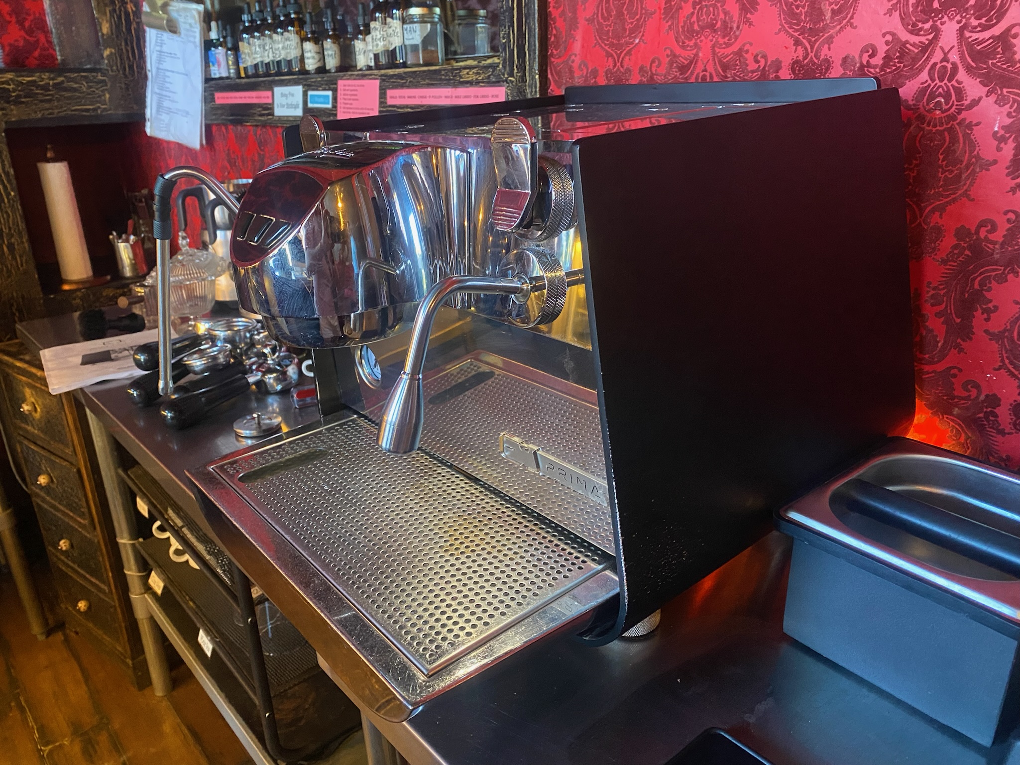 Victoria Arduino E1 Prima Espresso Machine Matte Black - Image 8