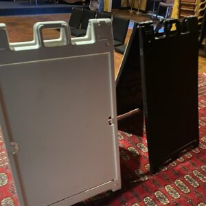 Large sidewalk sandwich boards
