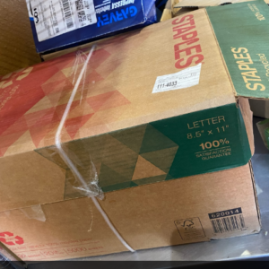 Ream of 30% post-consumer content paper